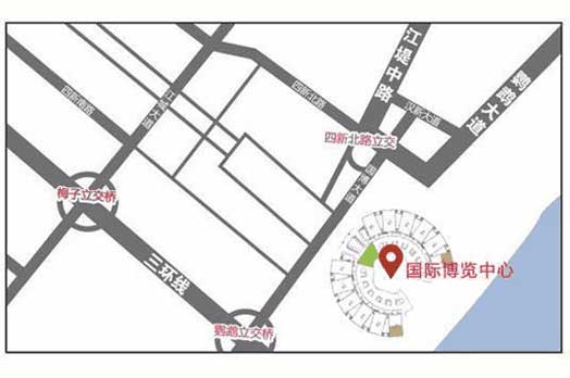武汉家博会展馆武汉国际博览中心地图